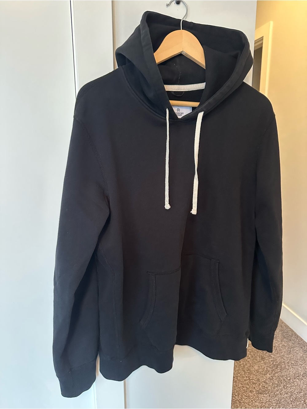 MADE IN CANADA (before buyout) Reigning Champ Black Hoodie - Picture 3 of 6